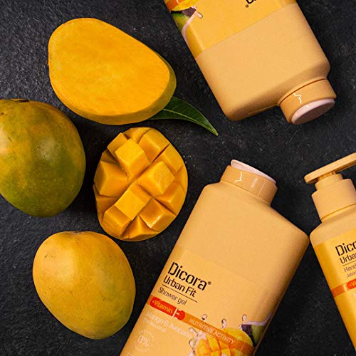 Dicora UrbanFit Gel de Baño Vitamina e Mango & Avocado, Negro, 750 ml