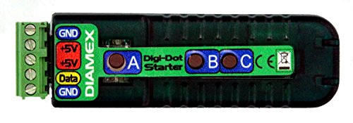 DIGI-DOT-starter, el controlador de WS2812B, SK6812, APA106, PL9823