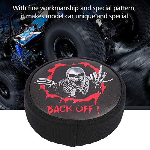 Dilwe Control Remoto Coche Repuesto Cubierta del Neumático para Traxxas TRX4 Wheel RC Crawler Accesorio Parte(Esqueleto)