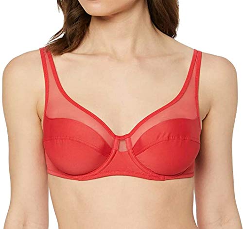 DIMSujetadorGenerous ClassiqueAD03983Con ArosRouge Casua85C75% Poliamida, 25% Elastano