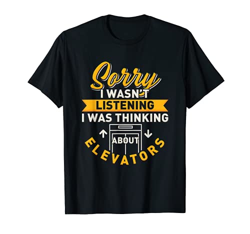 Diseño divertido del reparador del instalador de la escalera mecánica del elevador Camiseta