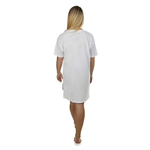 Disney 5 More Minutes Sleep tee Camisón, Blanco (White Wht), Medium (Talla del Fabricante: Medium) para Mujer