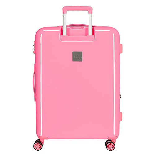 Disney Minnie Style Maleta Mediana Multicolor 48x70x26 cms Rígida ABS Cierre combinación 81L 4,2Kgs 4 Ruedas Dobles