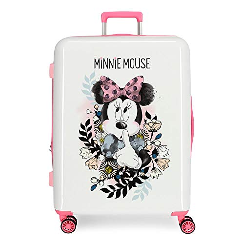 Disney Minnie Style Maleta Mediana Multicolor 48x70x26 cms Rígida ABS Cierre combinación 81L 4,2Kgs 4 Ruedas Dobles