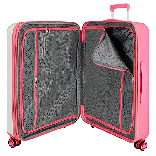 Disney Minnie Style Maleta Mediana Multicolor 48x70x26 cms Rígida ABS Cierre combinación 81L 4,2Kgs 4 Ruedas Dobles