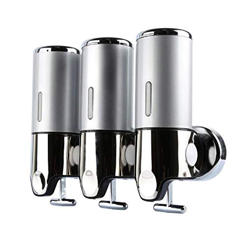Dispensador de jabón para fijación en la pared, dispensador de jabón de manos para cocina, baño, champú y gel de ducha (1500 ml)