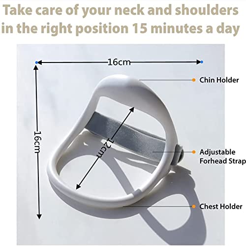 Dispositivo de soporte de la ortesis del estirador del cuello de la postura del cuello cervical, dispositivo ajustable de tracción del relajante del hombro del cuello, para aliviar el dolor de cuello