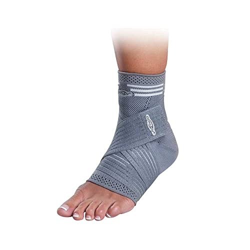 Djo - Strapping de Tobillo, Talla t 3, Color Gris