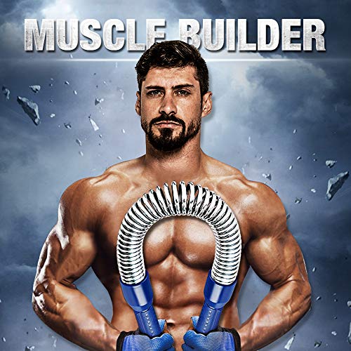 DOBEN Profesional Máquinas de brazo, Barra Flexible Pectorales de Fitness, Barra Musculación, Sports Power Twister 20kg, 30kg, 40kg, 50kg, 60kg, Arm Trainer