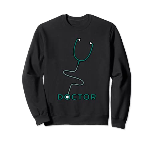 Doctor - Dibujo del fonendoscopio del estetoscopio - Hospital Sudadera