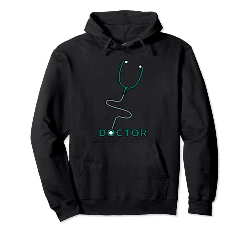 Doctor - Dibujo del fonendoscopio del estetoscopio - Hospital Sudadera con Capucha