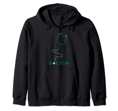 Doctor - Dibujo del fonendoscopio del estetoscopio - Hospital Sudadera con Capucha
