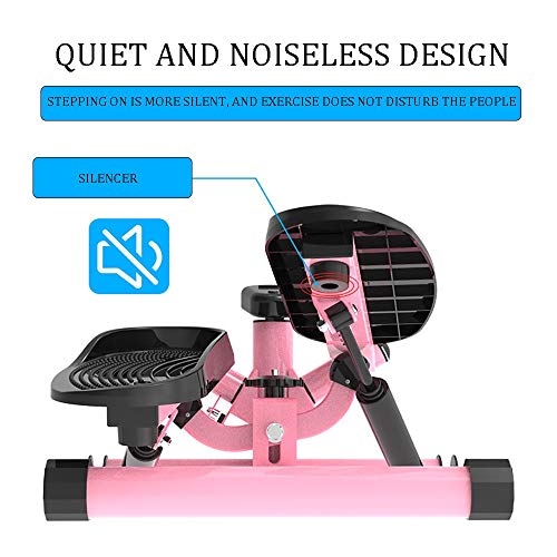 DODOBD Swing Stepper, Mini Stepper Ejercicio Aparatos, Mini Bicicleta Estática Fortalecimiento Brazo Y Pierna Trainer, para Usuarios Principiantes y Avanzados