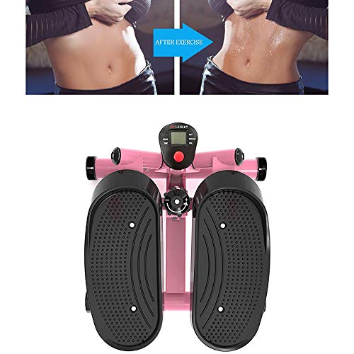 DODOBD Swing Stepper, Mini Stepper Ejercicio Aparatos, Mini Bicicleta Estática Fortalecimiento Brazo Y Pierna Trainer, para Usuarios Principiantes y Avanzados