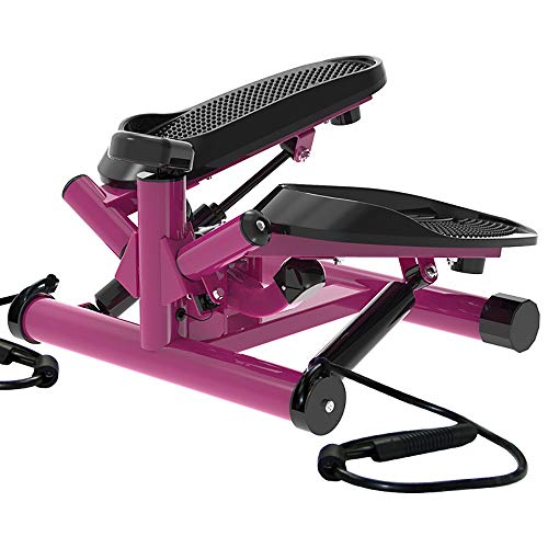 DODOBD Swing Stepper, Mini Stepper Ejercicio Aparatos, Mini Bicicleta Estática Fortalecimiento Brazo Y Pierna Trainer, para Usuarios Principiantes y Avanzados
