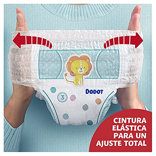 Dodot Pañales Bebé Pants Talla 5 (12-17 kg), 150 Pañales, Pañal-Braguita con Ajuste 360° Anti-Fugas