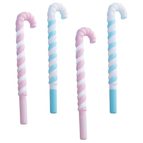 DOITOOL - 4pcs pluma de firma muleta forma pluma papelería pluma de dibujos animados gel pluma escritura pluma decoración de Navidad