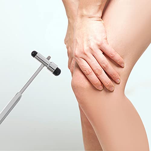 DOITOOL Martillo de percusión de acero inoxidable Tromner con aguja y cepillo para enfermeras, estudiantes de medicina, sala de emergencias