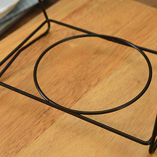 DOITOOL Soporte para tazas de acero inoxidable con forma de triángulo para tazas y platos de café, soporte para colgar en la cocina, estante de secado (para 6 tazas, 6 platos)