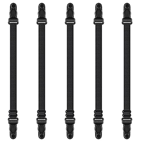 DORART 5pcs Salvaorejas para Mascarillas Protector Orejas, Sujeta Mascarillas Salvaorejas Ajustables de Gancho elastico de Extensión, Extensor Mascarillas Orejas para Niños y Adultos (Negro)