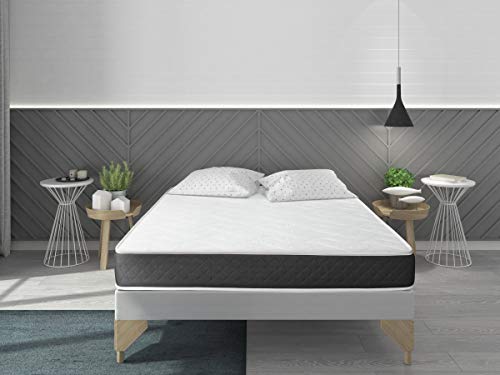 Dormideo Visco Basic - Colchón Viscoelástico Barato, Higiénico y Transpirable 80x180
