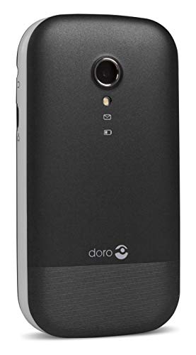 Doro 2404 6,1 cm (2.4") 100 g Negro, Blanco Característica del teléfono - Teléfono móvil (Concha, SIM Doble, 6,1 cm (2.4"), 0,3 MP, 1000 mAh, Negro, Blanco)