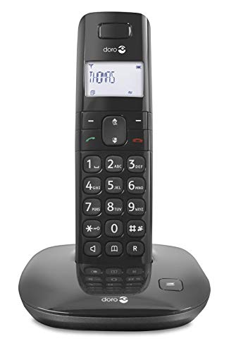 Doro Comfort 1010 Duo Teléfono Inalámbrico DECT para Personas Mayores con Teclas Grandes, Función de Llamada Interna y Compatible con Audífonos [Versión Española y Portuguesa] (X 2)