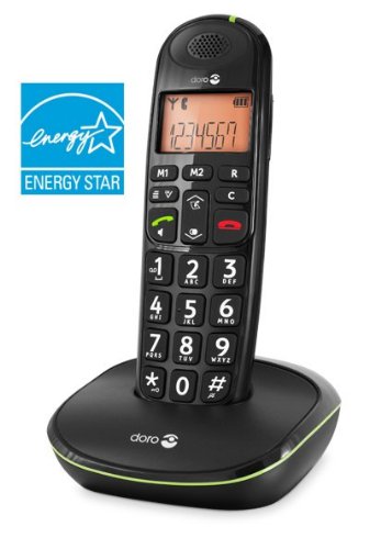 Doro PhoneEasy 100w, 20 entradas, 300m, 50m, Negro, AAA, 10 h