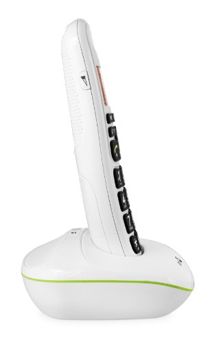 Doro PhoneEasy 100w duo - Teléfono fijo digital (inalámbrico), color blanco