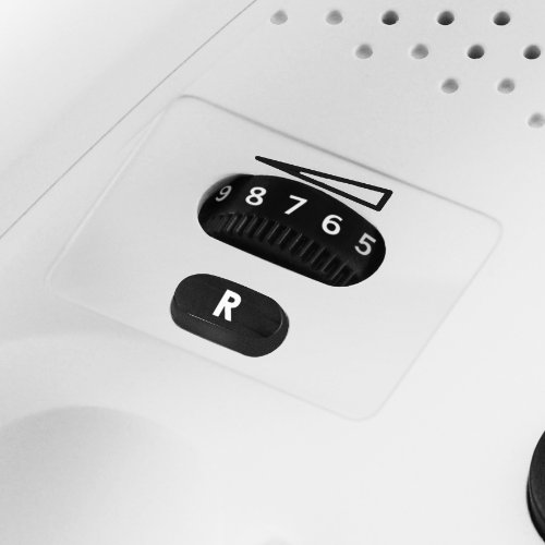 Doro PhoneEasy 312cs Teléfono Fijo con Cable para Personas Mayores con Teclas Grandes, Función de Altavoz y Compatible con Audífonos (Blanco) [Versión Española y Portuguesa]