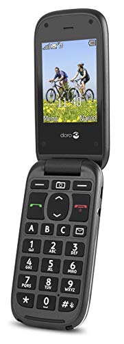 Doro PhoneEasy 613 - Teléfono móvil (320 x 240 Pixeles, MicroSD (TransFlash), 2 MP, GPRS, 900, 1800, 1900 MHz, 3.0) Negro