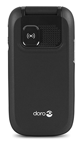 Doro PhoneEasy 613 - Teléfono móvil (320 x 240 Pixeles, MicroSD (TransFlash), 2 MP, GPRS, 900, 1800, 1900 MHz, 3.0) Negro