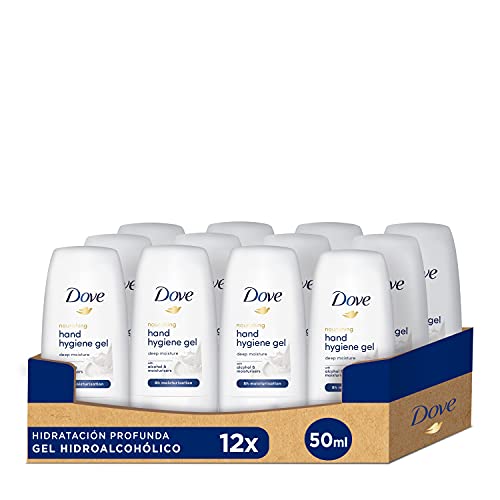 Dove Gel Hidroalcohólico Hidratación Profunda 50ml - Pack de 12