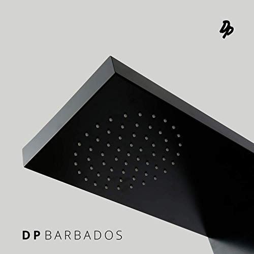 DP Grifería CH30026 Columna de Hidromasaje Termostática, Negro