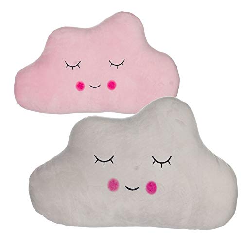Dream Hogar Cojin Estrella Nube Suave Original Poliester Decorativo (Nube Rosa)