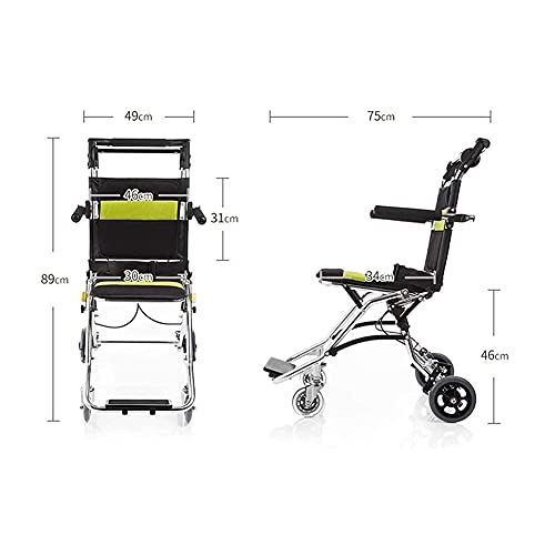Dream ZX Silla de traslado médica de Emergencia portátil Evacuación de Bombero Silla de Escalera elevadora Plegable Carga Ligera 75 kg para el Hospital