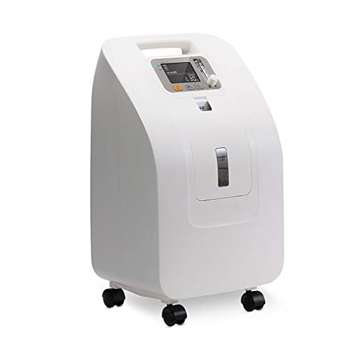 DS-generador de oxígeno Generador de oxígeno, hogar generador de oxígeno portátil silencioso generador de oxígeno domiciliario 3L && (Color : White)