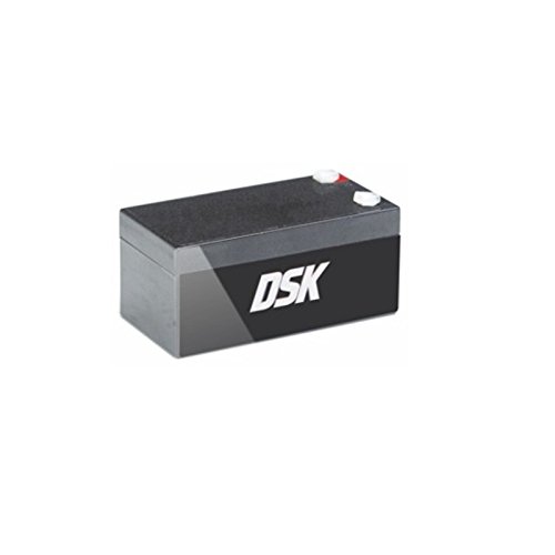 DSK 10357 - Batería de Plomo AGM Recargable y Sellada de 12V y 3,3 Ah. Ideal para Coche y Motos eléctricos para niños, Sistemas SAI/UPS, Sistemas de Seguridad y comunicación, Luces de Emergencia…