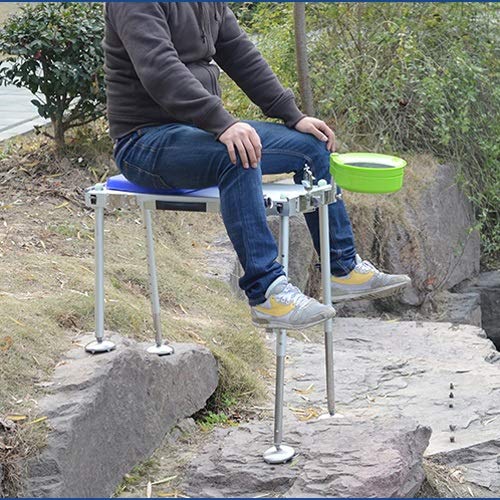 Dszgo Nueva Plataforma de Pesca anfibia Silla de Pesca Silla de Pesca Silla de Pesca Silla de Pesca Suministros Silla Silla para Acampar al Aire Libre Jardín Ligero Playa cómoda