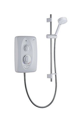 Ducha eléctrica Kohler Mira 1.1788.012 10,8 kW, color cromo, blanco, 1.1788.012