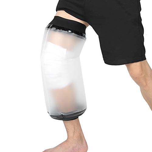 Ducha para adultos Cubiertas impermeables para la rodilla, fundas impermeables para natación, fundas impermeables, mejor protección hermética para los pies Rodillas y dedos Tobillo Herida (rodilla)