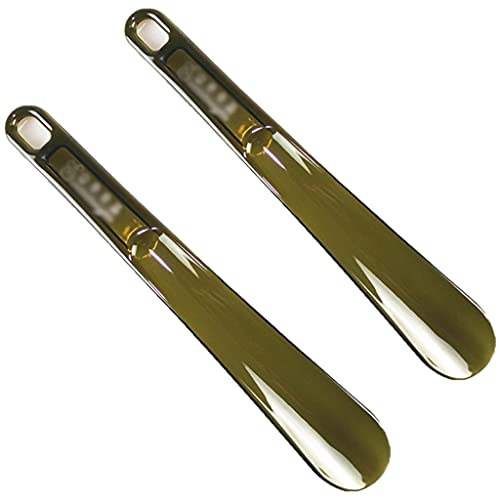 DXIUMZHP Calzador Hotel Hogar Zapato Horn, Calzado De Material Resistente, El Diseño del Agujero Es Fácil De Colgar Cucharas para Zapatos (Color : Green, Size : 9.8 * 1.7inches)