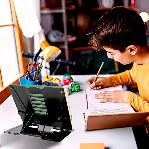 E-More Soporte de libro para lectura, Soporte para libros, buen atril con materiales y acabado esmerados, Perfecto elige para los lectore