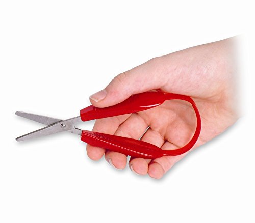 Easi-Grip - Mini tijeras para niños, manualidades, guardería, escuela, clases de arte, tijeras terapéuticas para terapia