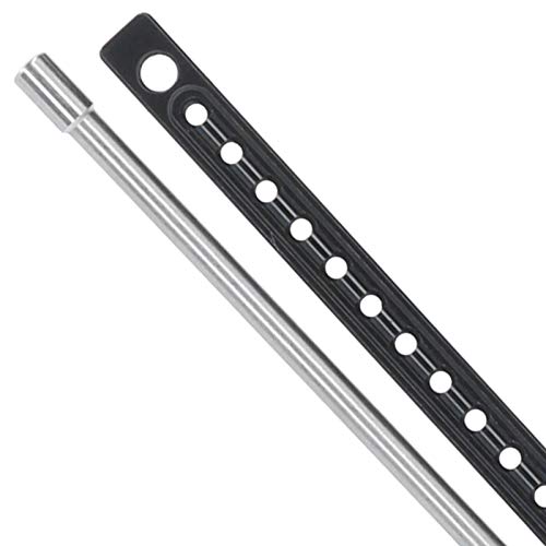 East buy - Antena Decorativa RC - Antena Decorativa de Metal 1/10 Cubierta de neumático de Repuesto de Cuero Gato Elevador de orugas para orugas RC