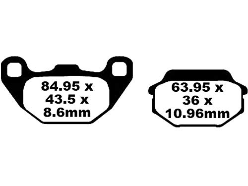 EBC SFA305 - Pastillas de Freno compatibles con Kymco Super 8 50 125 Super 9 50