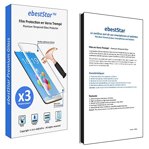 ebestStar - [Lote x3 Cristal Templado Compatible con Xiaomi Redmi 6 6A Protector de Pantalla, Película Vidrio Protectora Ultrafina, Dureza 9H, Sin-Burbujas [Aparato: 147.5 x 71.5 x 8.3mm, 5.45'']