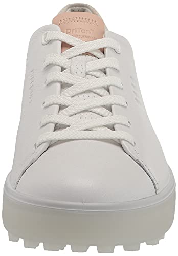 ECCO Tray, Zapatos de Golf Mujer, Bright White, 40 EU