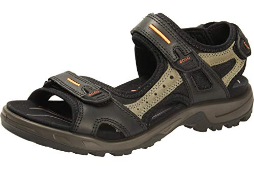 ECCO Yucatan M Sandal, Sandalias Hombre, Negro (Black Mole 50034), 49 EU