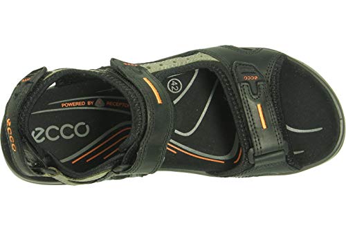 ECCO Yucatan M Sandal, Sandalias Hombre, Negro (Black Mole 50034), 49 EU
